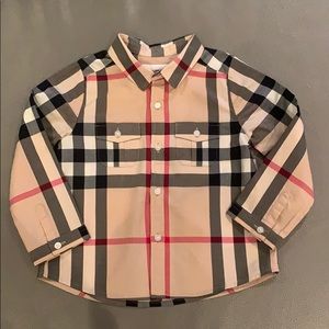 Burberry Children’s Iconic Cotten Dress Shirt